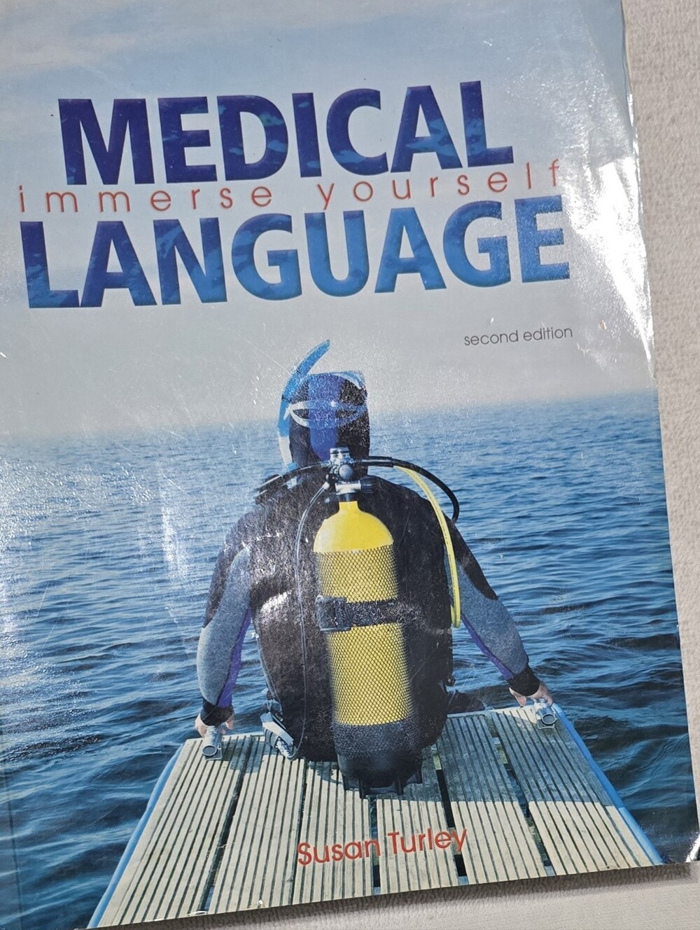 Pearson Medical Language Textbook — Blue & White Cover